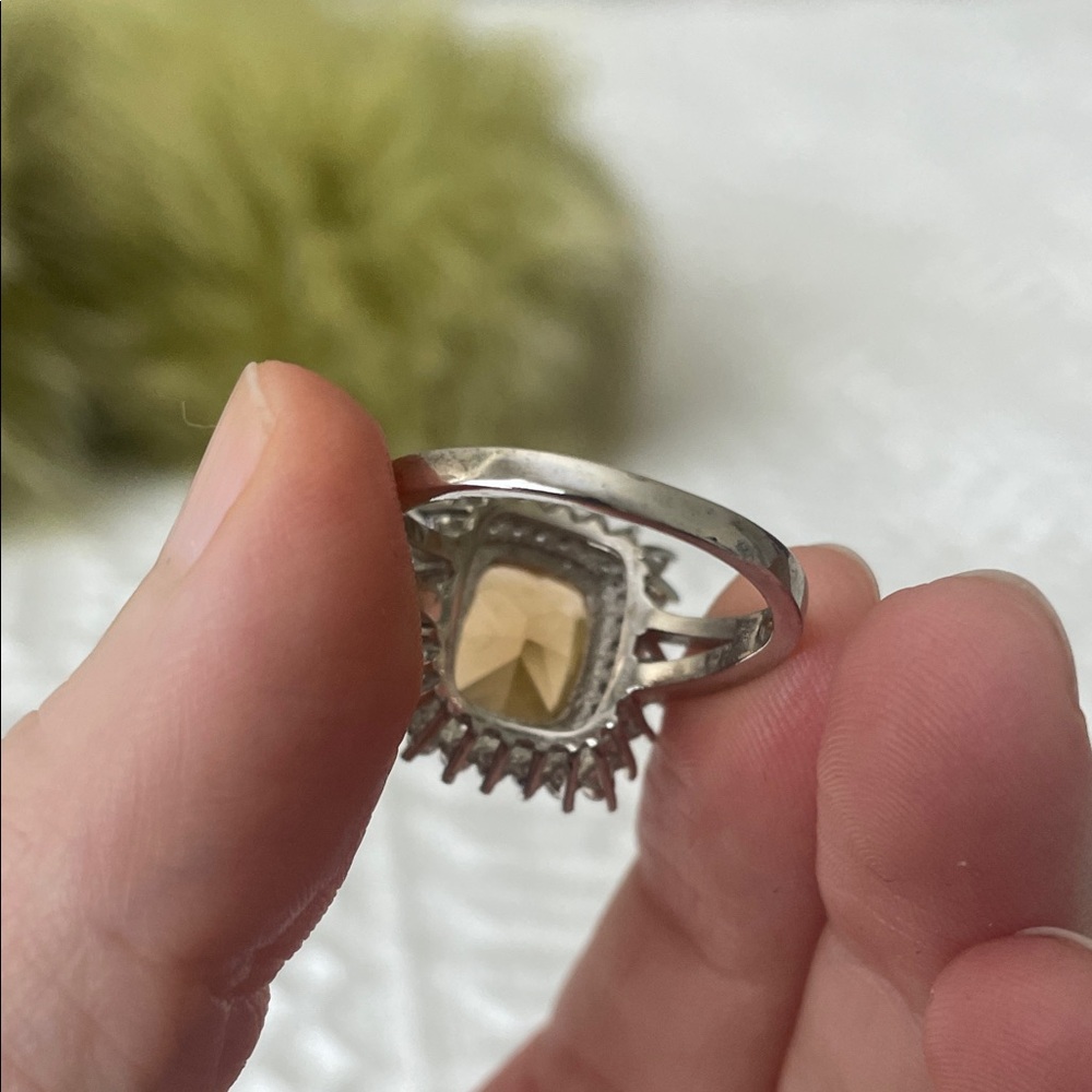 Sterling Silver large cocktail Women's Ring - Picture 10 of 17